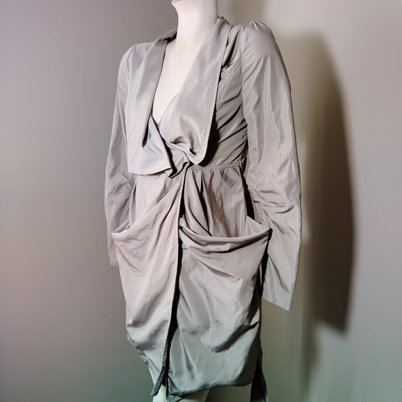 RUDSAK Tan Chino Nylon Trench Jacket XS - Picture 3 of 10